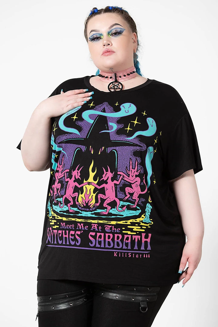 Killstar Witches Sabbath Relaxed Top T-shirt New Arrivals And Restocks 4 Killstar Witches Sabbath Relaxed Top T-shirt New Arrivals And Restocks