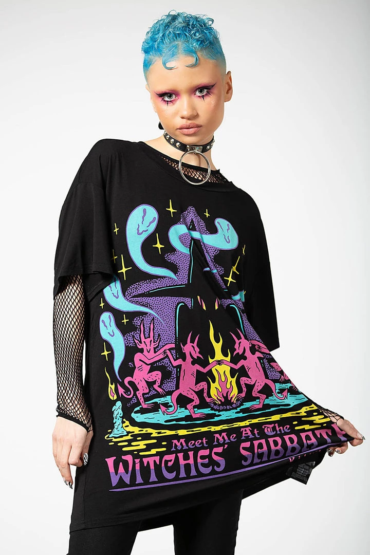 Killstar Witches Sabbath Relaxed Top T-shirt New Arrivals And Restocks 6 Killstar Witches Sabbath Relaxed Top T-shirt New Arrivals And Restocks