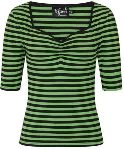New Arrivals And Restocks Hell Bunny Warlock Top In Green And Black