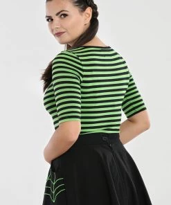 New Arrivals And Restocks Hell Bunny Warlock Top In Green And Black 14 New Arrivals And Restocks Hell Bunny Warlock Top In Green And Black