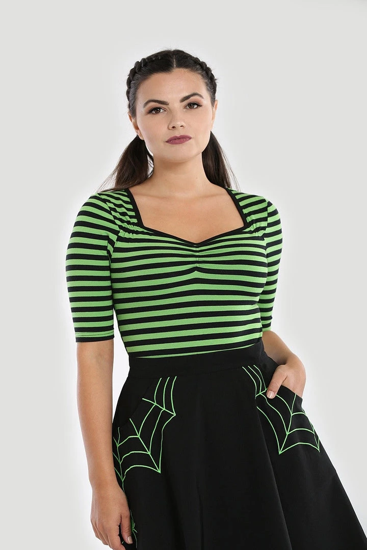 New Arrivals And Restocks Hell Bunny Warlock Top In Green And Black 8 New Arrivals And Restocks Hell Bunny Warlock Top In Green And Black