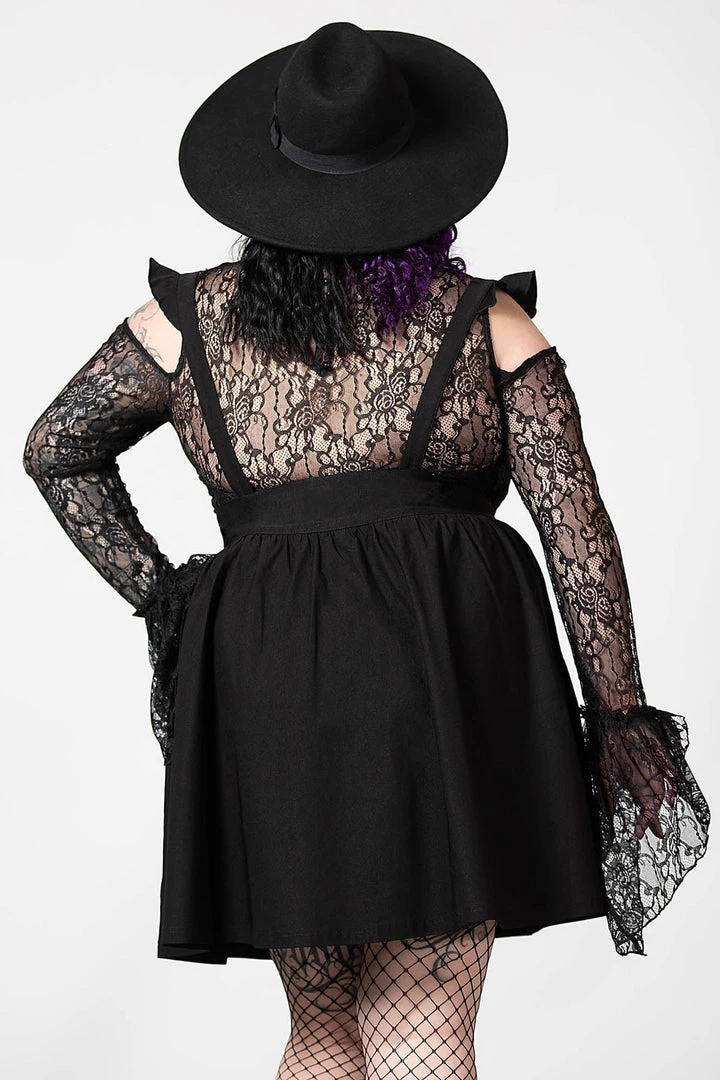 Killstar Yuna Suspender Skirt Ruffled Shoulders New Arrivals And Restocks 2 Killstar Yuna Suspender Skirt Ruffled Shoulders New Arrivals And Restocks