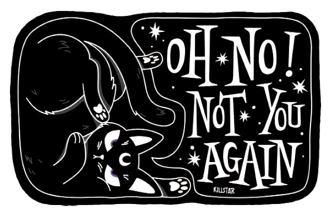 Killstar Your Again Doormat Kitty Dark Alternative 2 Killstar Your Again Doormat Kitty Dark Alternative