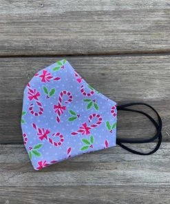 Retrolicious Candy Cane Face Mask Christmas