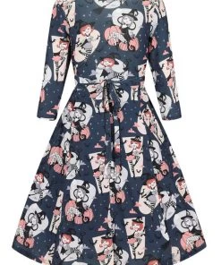 Clothing Lady Vintage Lyra Dress In Wizadora Witches