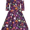 Lady Vintage Lyra Dress In Brain Food Clothing