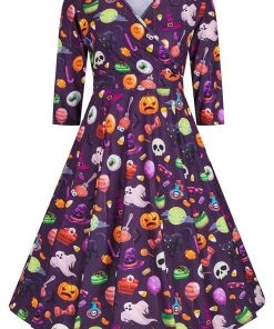 Lady Vintage Lyra Dress In Brain Food Clothing