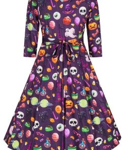 Lady Vintage Lyra Dress In Brain Food Clothing