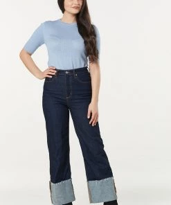 Timeless London Daisy Knit Top In Light Blue - I'm Eco-Friendly! 13 Timeless London Daisy Knit Top In Light Blue - I'm Eco-Friendly!