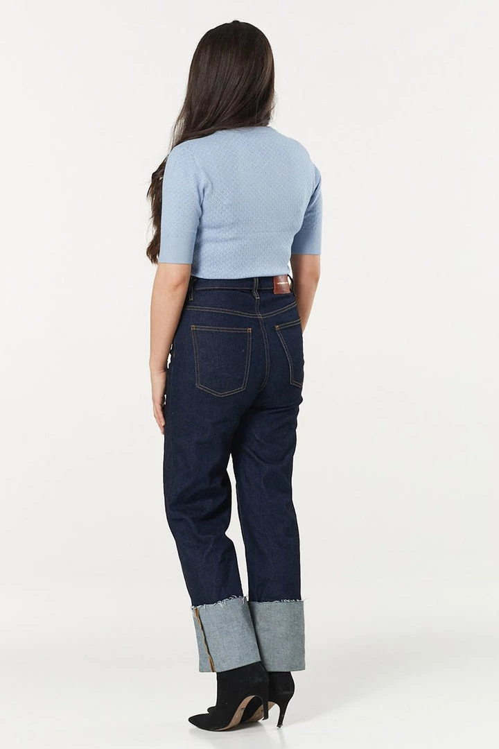 Timeless London Daisy Knit Top In Light Blue - I'm Eco-Friendly! 7 Timeless London Daisy Knit Top In Light Blue - I'm Eco-Friendly!