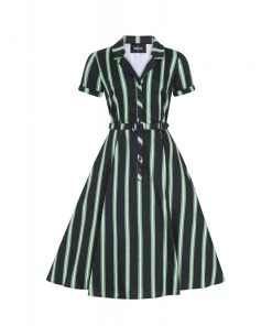 Clothing Collectif Caterina Swing Dress In Witch Stripes 9 Clothing Collectif Caterina Swing Dress In Witch Stripes