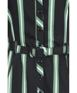 Clothing Collectif Caterina Swing Dress In Witch Stripes 11 Clothing Collectif Caterina Swing Dress In Witch Stripes