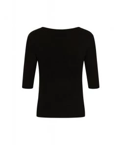 Collectif Chrissie Plain Knit Top In Black Winter 10 Collectif Chrissie Plain Knit Top In Black Winter