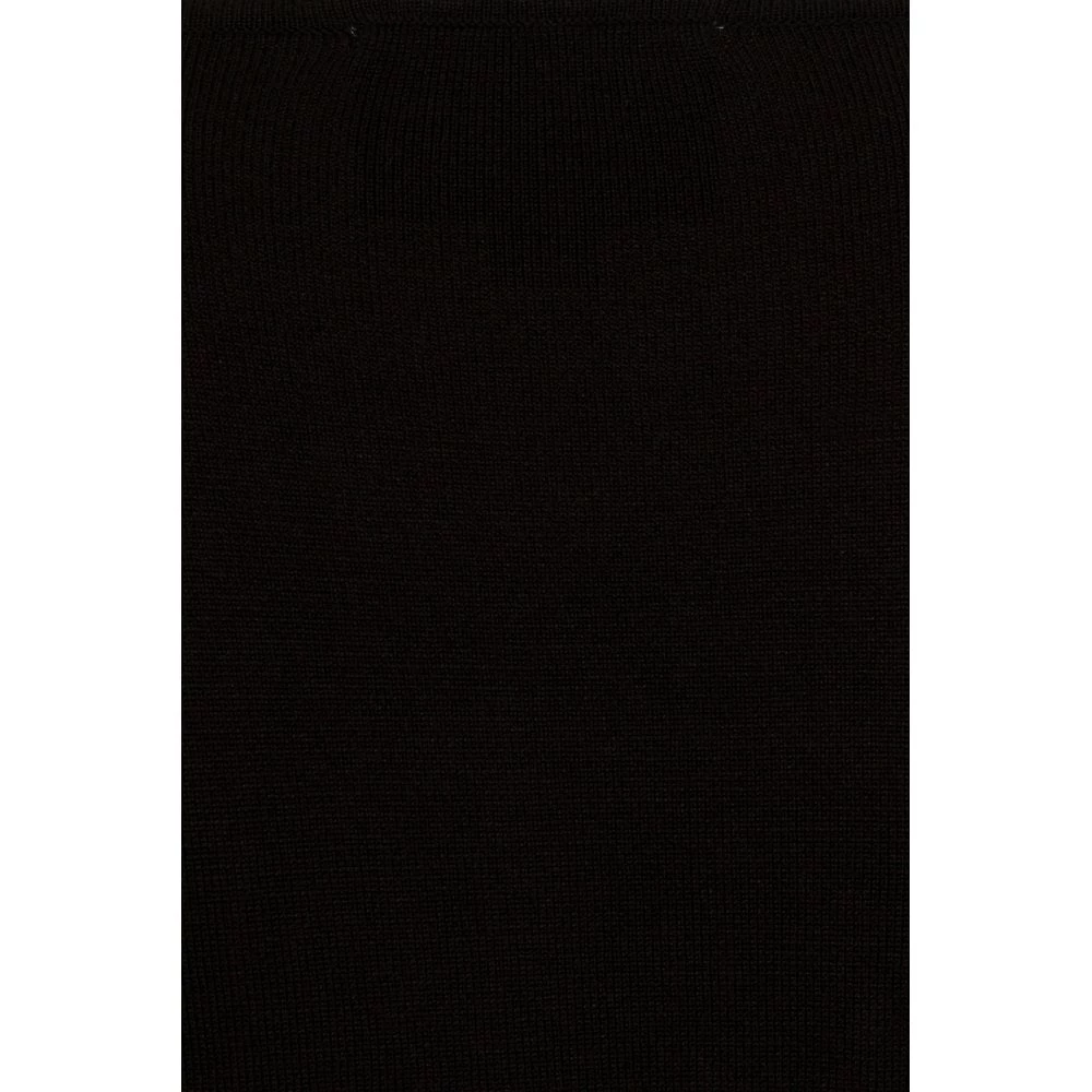 Collectif Chrissie Plain Knit Top In Black Winter 6 Collectif Chrissie Plain Knit Top In Black Winter