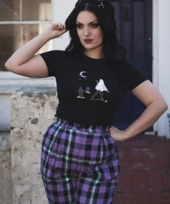 Collectif Ghouls Just Want To Have Fun T-Shirt In Black Clothing