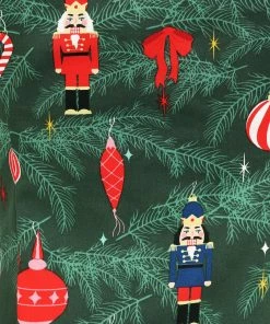 Winter Collectif Dolores Top In Christmas Tree Print