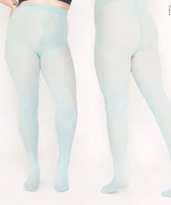 New Arrivals And Restocks Pamela Mann Hosiery Curvy Super-Stretch 50 Denier Tights In Eggshell Blue
