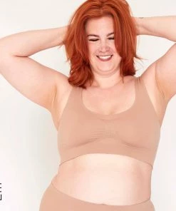 Pamela Mann Hosiery Pamela Mann Curvy Seam Free Comfort Support Top/Bra In Nude 10 Pamela Mann Hosiery Pamela Mann Curvy Seam Free Comfort Support Top/Bra In Nude