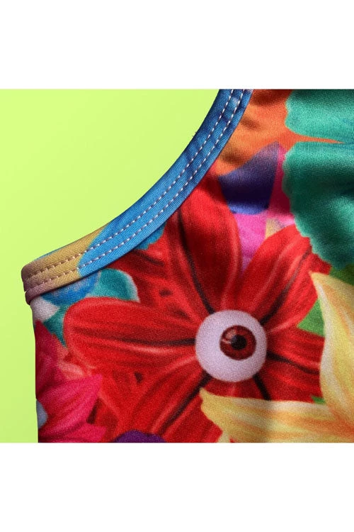 Offend My Eyes Eyeball Flowers Skater Dress 5 Offend My Eyes Eyeball Flowers Skater Dress