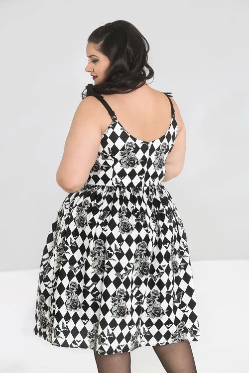 Clothing Hell Bunny Hauntley 50's Dress 4 Clothing Hell Bunny Hauntley 50's Dress