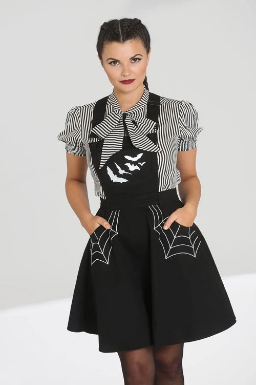 Hell Bunny Miss Muffet Pinafore Dress Clothing 6 Hell Bunny Miss Muffet Pinafore Dress Clothing
