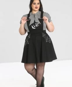 Hell Bunny Miss Muffet Pinafore Dress Clothing
