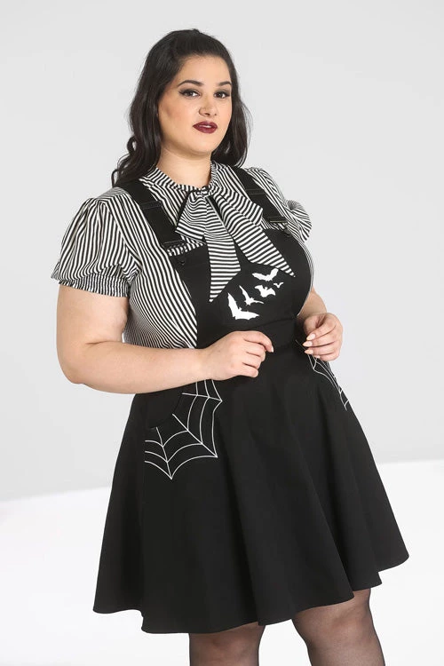 Hell Bunny Miss Muffet Pinafore Dress Clothing 3 Hell Bunny Miss Muffet Pinafore Dress Clothing