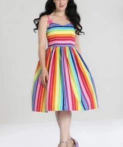 Clothing Hell Bunny Over The Rainbow 50's Dress 15 Clothing Hell Bunny Over The Rainbow 50's Dress