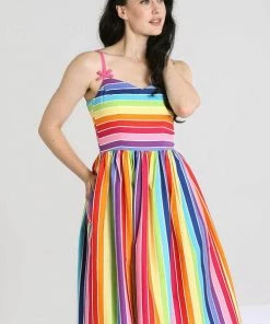 Clothing Hell Bunny Over The Rainbow 50's Dress 16 Clothing Hell Bunny Over The Rainbow 50's Dress