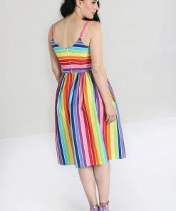 Clothing Hell Bunny Over The Rainbow 50's Dress 17 Clothing Hell Bunny Over The Rainbow 50's Dress