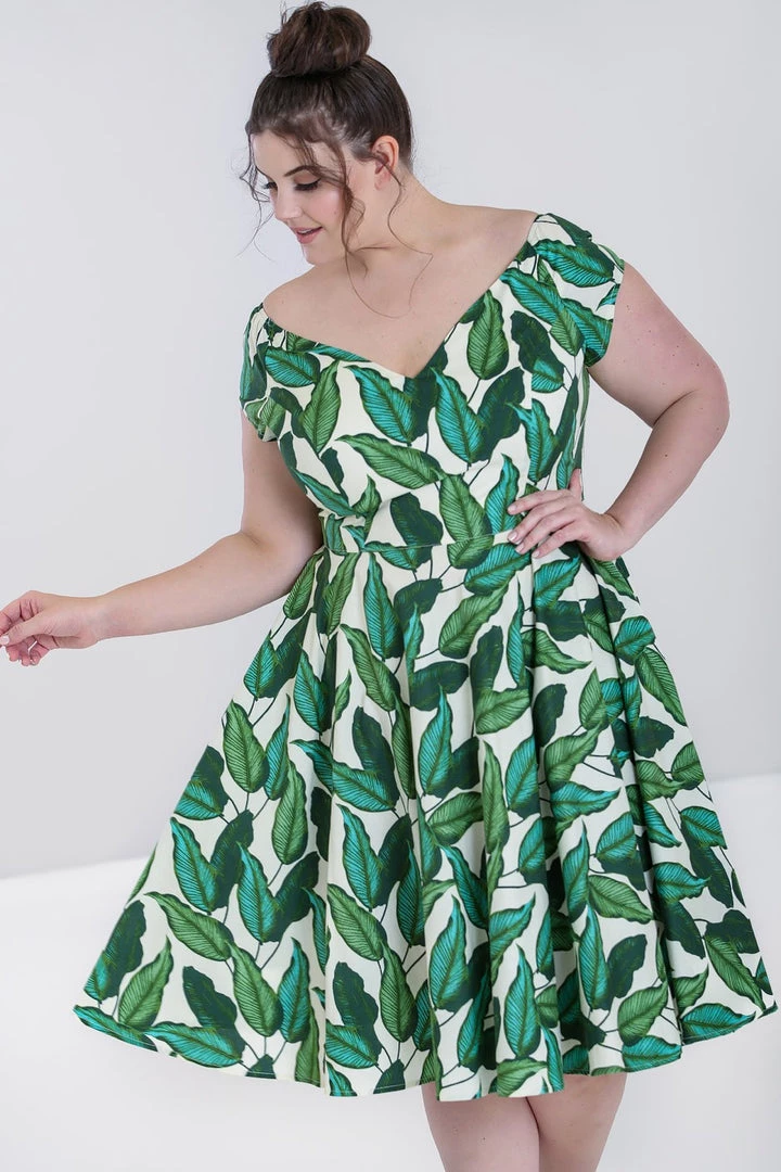 Hell Bunny Rainforest 50's Dress 2 Hell Bunny Rainforest 50's Dress