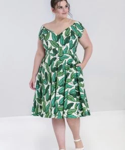 Hell Bunny Rainforest 50's Dress 10 Hell Bunny Rainforest 50's Dress