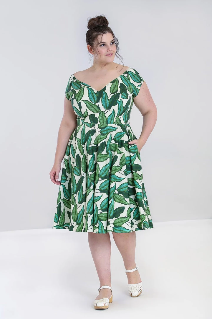 Hell Bunny Rainforest 50's Dress 3 Hell Bunny Rainforest 50's Dress