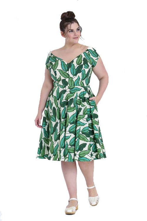 Hell Bunny Rainforest 50's Dress 1 Hell Bunny Rainforest 50's Dress