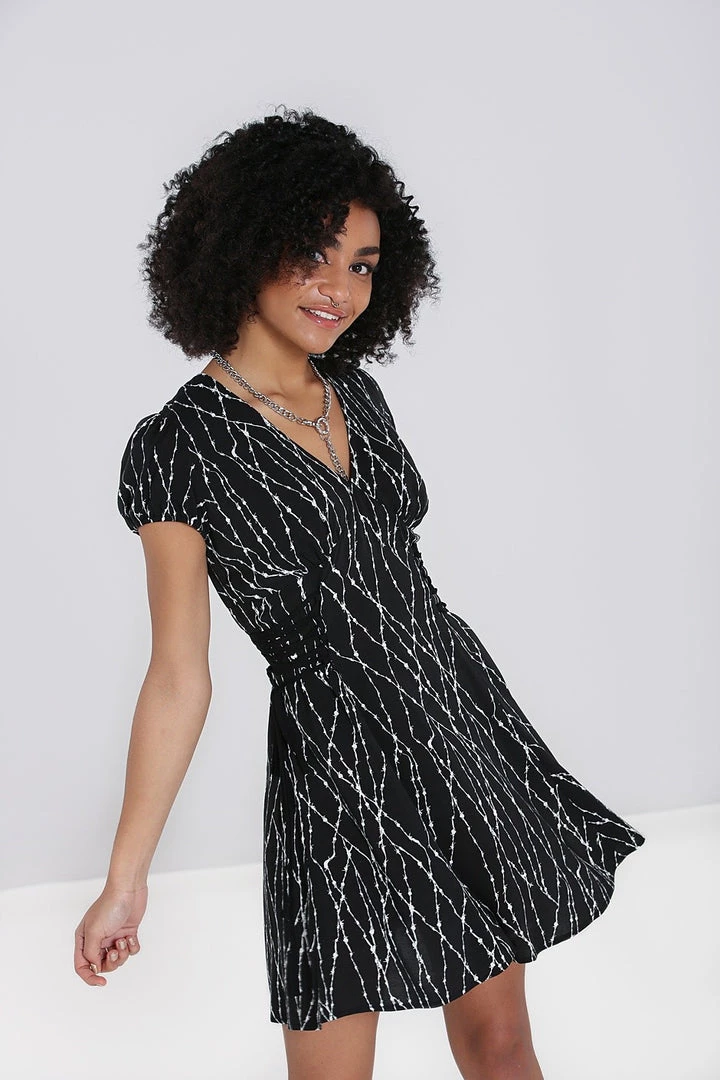 Clothing Hell Bunny Barbed Wire Mini Dress 2 Clothing Hell Bunny Barbed Wire Mini Dress