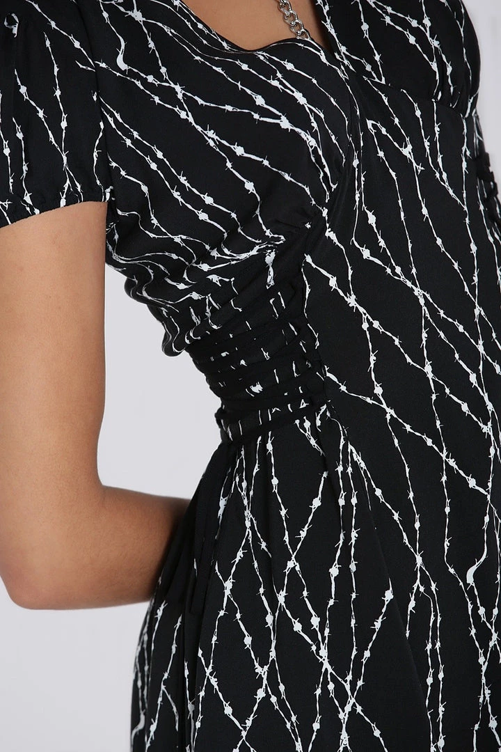 Clothing Hell Bunny Barbed Wire Mini Dress 5 Clothing Hell Bunny Barbed Wire Mini Dress