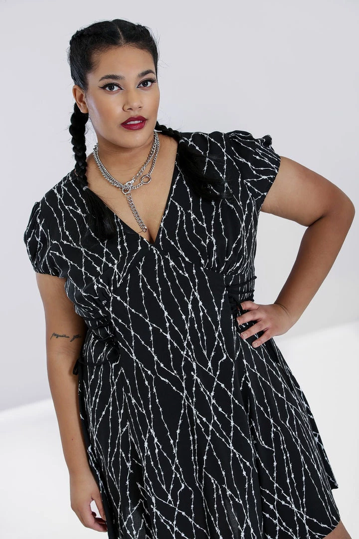 Clothing Hell Bunny Barbed Wire Mini Dress 9 Clothing Hell Bunny Barbed Wire Mini Dress