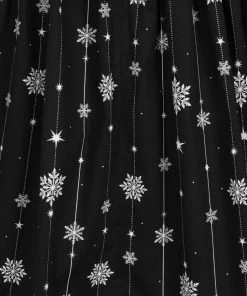 Clothing Hell Bunny Belle 50's Dress Snowflake Christmas Print