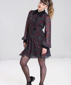 Hell Bunny Perry Mini Dress Fireworks And Hearts Clothing