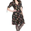 Clothing Hell Bunny Aurelia Mid Dress Autumn Fall Acorn Print