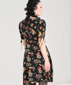 Clothing Hell Bunny Aurelia Mid Dress Autumn Fall Acorn Print 19 Clothing Hell Bunny Aurelia Mid Dress Autumn Fall Acorn Print