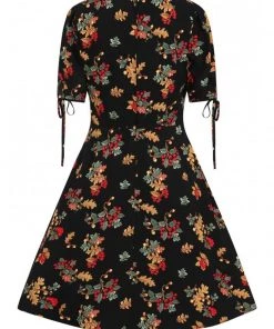 Clothing Hell Bunny Aurelia Mid Dress Autumn Fall Acorn Print 22 Clothing Hell Bunny Aurelia Mid Dress Autumn Fall Acorn Print