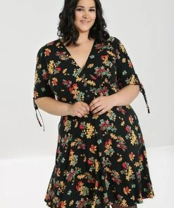 Clothing Hell Bunny Aurelia Mid Dress Autumn Fall Acorn Print 25 Clothing Hell Bunny Aurelia Mid Dress Autumn Fall Acorn Print