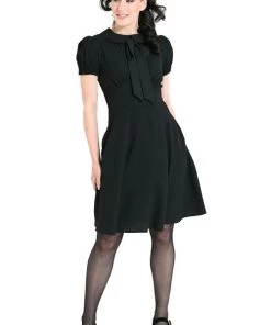 Hell Bunny Catherine Mid Dress In Classic Black New Arrivals And Restocks