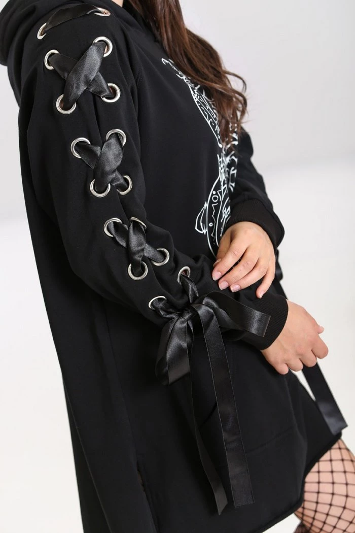 Hell Bunny Medusa Oversized Hoodie Dress Loungewear Collection 4 Hell Bunny Medusa Oversized Hoodie Dress Loungewear Collection