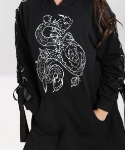 Hell Bunny Medusa Oversized Hoodie Dress Loungewear Collection 14 Hell Bunny Medusa Oversized Hoodie Dress Loungewear Collection