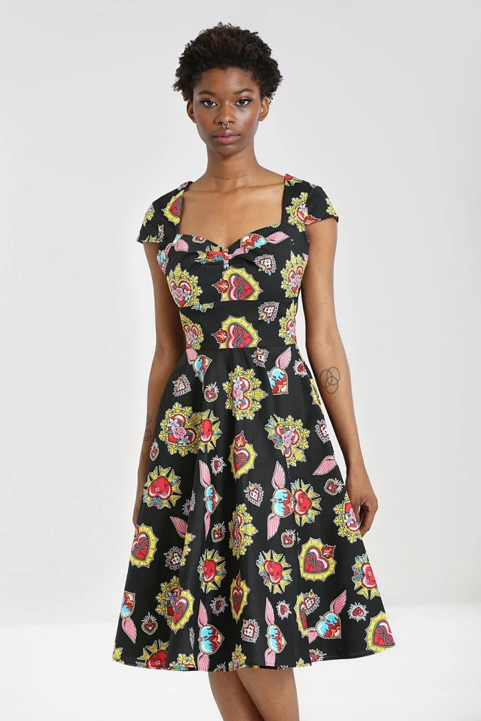 New Arrivals And Restocks Hell Bunny Amias 50's Dress Hearts 2 New Arrivals And Restocks Hell Bunny Amias 50's Dress Hearts