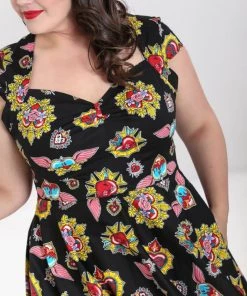 New Arrivals And Restocks Hell Bunny Amias 50's Dress Hearts 23 New Arrivals And Restocks Hell Bunny Amias 50's Dress Hearts