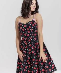 New Arrivals And Restocks Hell Bunny Lollies Mid Dress Love Candy And Lolliepops