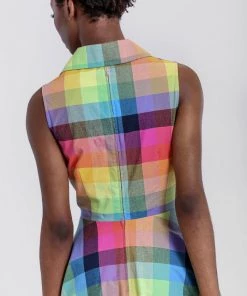 New Arrivals And Restocks Hell Bunny Lucia 50's Dress Sleeveless Rainbow Check Tartan 14 New Arrivals And Restocks Hell Bunny Lucia 50's Dress Sleeveless Rainbow Check Tartan